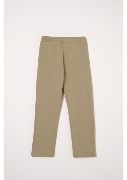 Basketball Baskılı Yeşil Renk Erkek Çocuk Eşofman Tek Alt