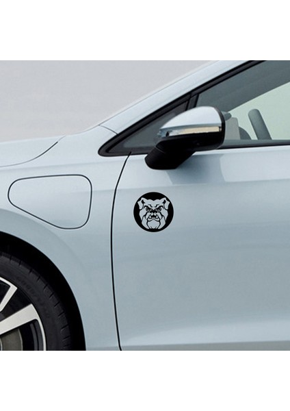 Bulldog Sticker - Köpek Sticker - Oto Sticker - Araba Sticker - Araç Sticker