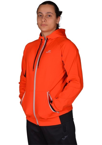 Erkek Turuncu-Siyah Kapüşonlu Spor Sweatshirt 4231303 fiyatları