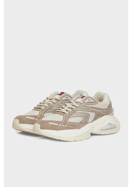 Logolu Deri Karışımlı Kalın Tabanlı Sneaker Ayakkabı Bayan Ayakkabı EN0EN02620 Rbk