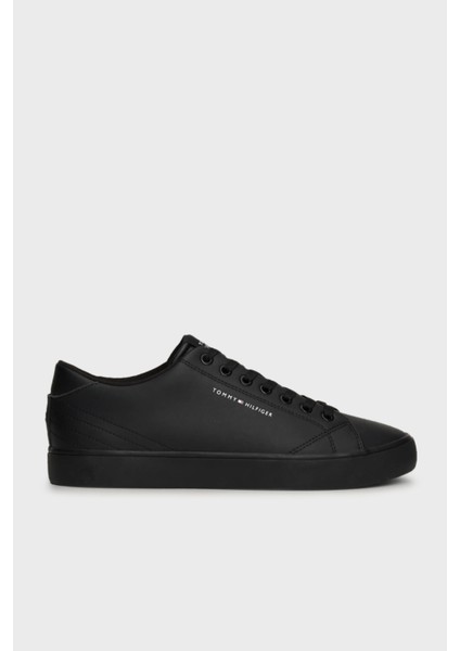 Logolu Deri Karışımlı Sneaker Ayakkabı Erkek Ayakkabı FM0FM05041 Bds