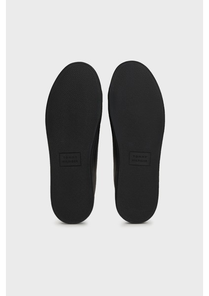 Logolu Deri Karışımlı Sneaker Ayakkabı Erkek Ayakkabı FM0FM05041 Bds