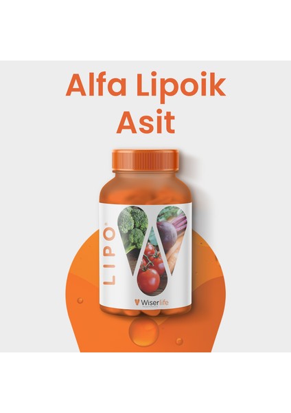 Lipo Alfa Lipoik Asit İçeren Takviye Edici Gıda 30 Kapsül