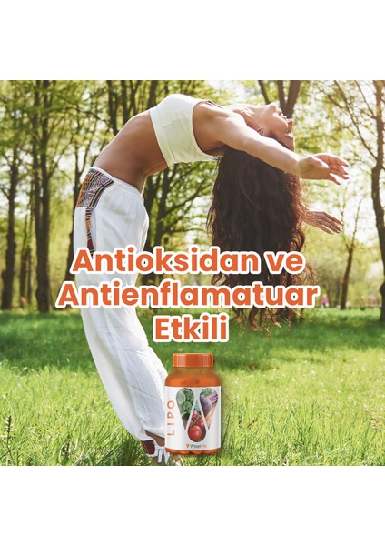 Lipo Alfa Lipoik Asit İçeren Takviye Edici Gıda 30 Kapsül