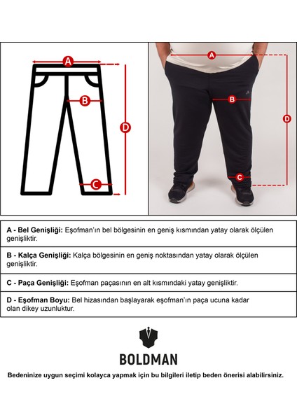 Beden Erkek Lacivert Eşofman Altı