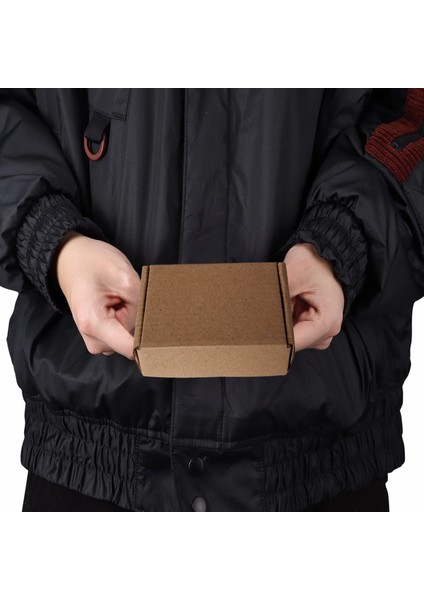 Kilitli e-Ticaret Hediye Kutusu, Kraft Karton Kargo Paketleme Kutusu, 25 Adet, 10X10X3 cm
