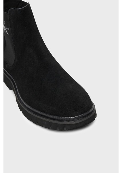 Logolu Süet Bot YM0YM010800GJ Erkek Bot YM0YM01080 0gj fırsatları