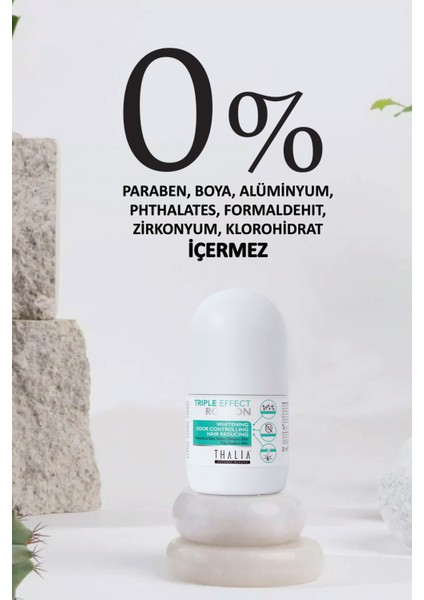 Tüy Azaltmaya & Beyazlatmaya Yardımcı Koku Önleyici Roll-On 50ml