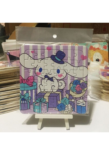 36 Parçalı Çocuk Ahşap Bulmaca Sanrio Kuromi Çizgi Film Animasyon Yürümeye Başlayan Çocuk Erken Eğitim Oyuncak (Yurt Dışından)