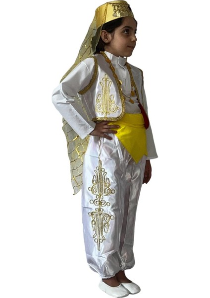 23 Nisan Folklör Kostümü Beyaz Kız Çocuk fiyatları