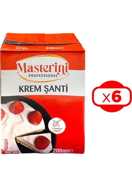 Krem Şanti 200 ml x 6 Adet