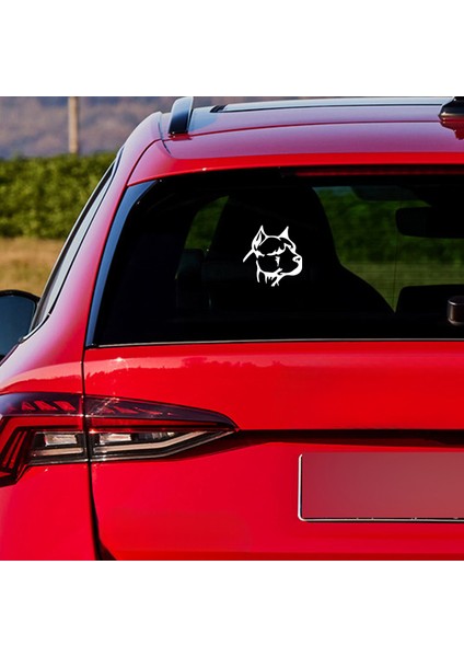 Kaslı Köpek Sticker - Rotvaydır Sticker - Oto Sticker - Araba Sticker - Araç Sticker - Cam Sticker fiyatları