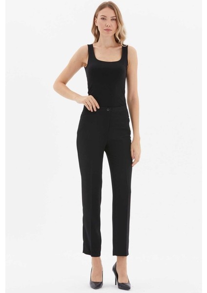 Kare Cep Boru Paça Pantolon