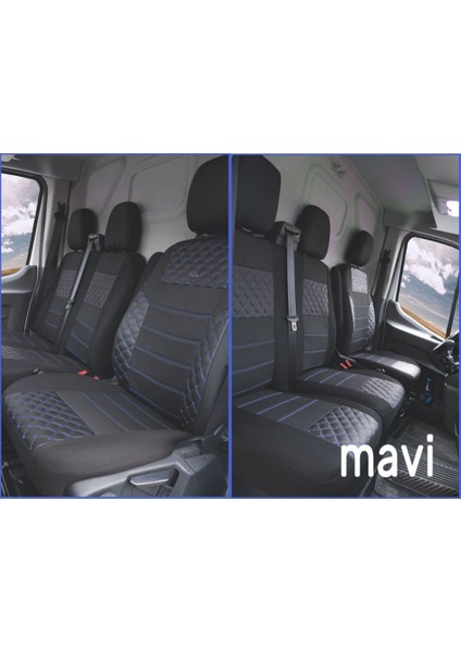 Ford Transit 2014- Ortopedik Oto Koltuk Kılıfı Ön 2+1