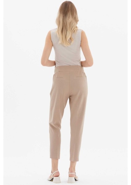 Beli Geniş Lastikli Süs Cep Dar Paça Pantolon indirimleri