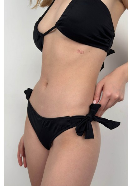 Straplez Boyun Bağlamalı Bikini Takım fırsatları