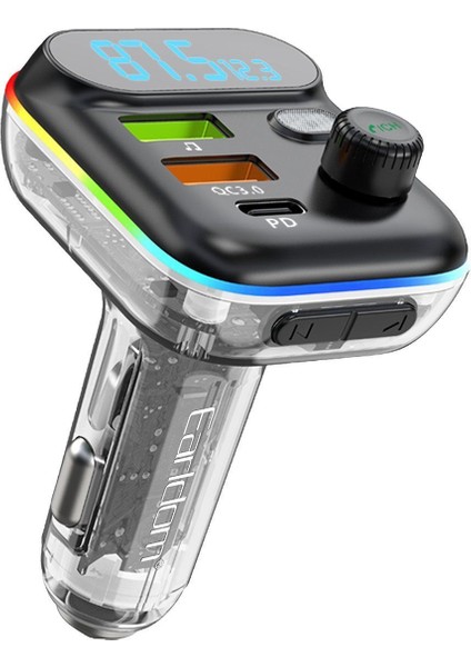 M80 Bluetooth Usb3.0 ve Type C Pd Hızlı Şarj Fm Transmitter