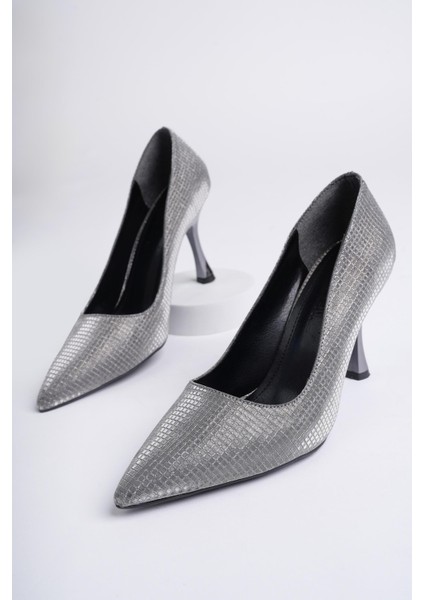 Yowel Garantili Sivri Burun Kadın Topuklu Stiletto Ayakkabı