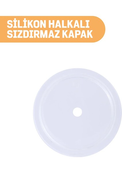 Sanrio Lisanslı Çift Cidarlı Pipetli Plastik Şişe (800ML) - Hello Kitty