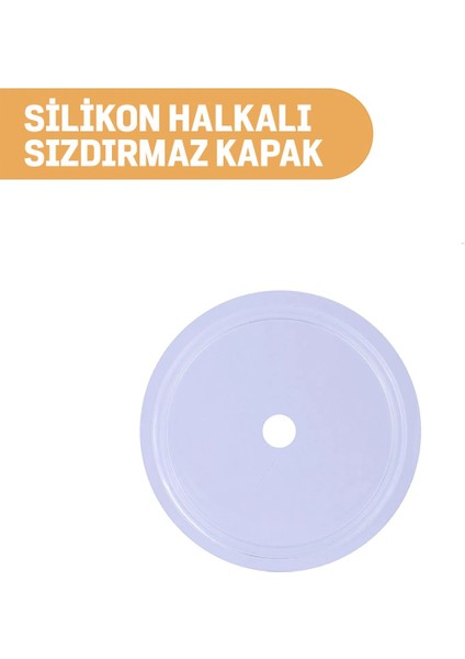 Sanrio Lisanslı Çift Cidarlı Pipetli Plastik Şişe (800ML) - Kuromi