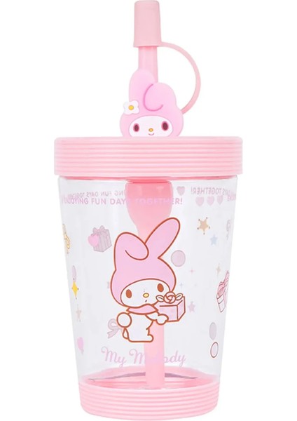 Sanrio Lisanslı Pipetli Plastik Şişe (535ML) - My Melody indirimleri