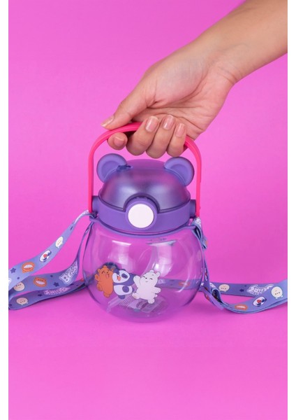 We Baby Bears Lisanslı Kulaklı Plastik Suluk (800ML) modelleri