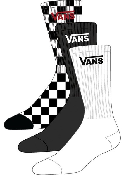 Classıc Vans Crew Sock VN000EZ1Y281 Unisex Çorap