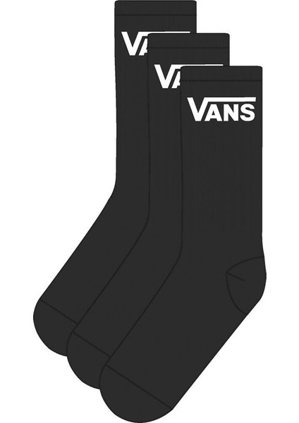 Classıc Vans Crew Sock VN000EZ1BLK1 Unisex Çorap