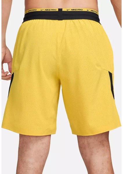 Pro Dri Fit Flex Rep 3.0 Unlined Training Erkek Şort Sarı
