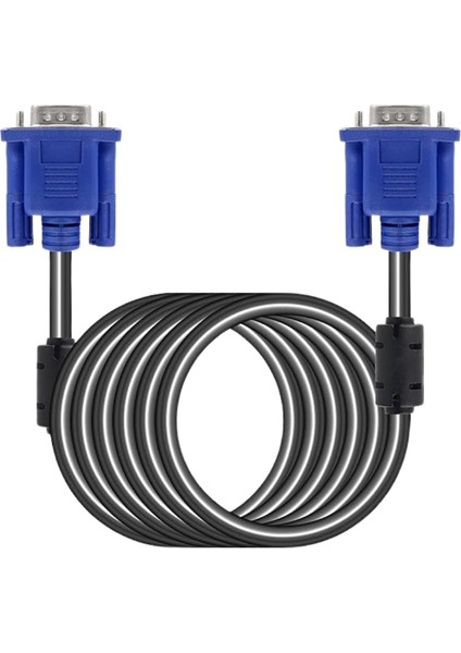 AP-201E 1,5 Metre Mavi Uçlu Monitör & Tv & Pc & Projeksiyon Uyumlu Yüksek Kalite VGA Kablo