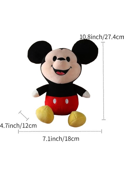 Disney Lisanslı Mickey Mouse 100 Gülen Yüz Serisi Peluş Oyuncak 25CM