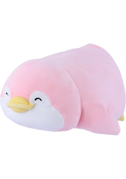 Uzanan Penguen Peluş Oyuncak (40CM) - Pembe