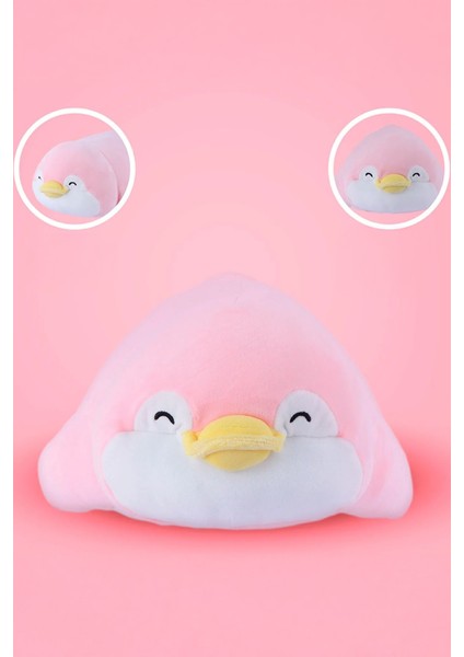 Uzanan Penguen Peluş Oyuncak (40CM) - Pembe modelleri