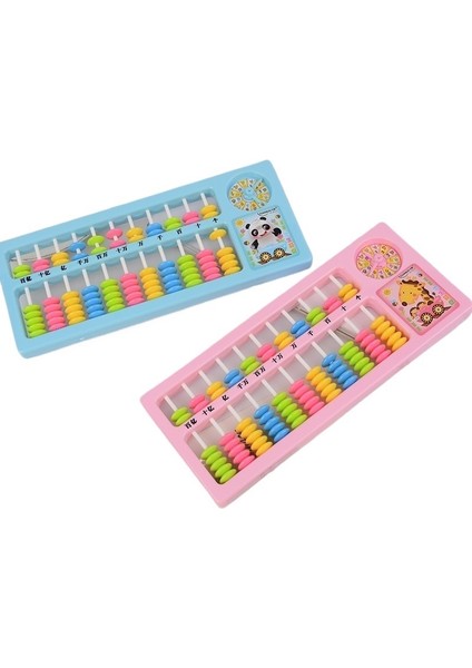 Renkli Boncuklar Öğrenci Abaküs Çocuk Plastik Abaküs Okul Malzemeleri Sevimli Matematik Bulmaca Kayıt (Yurt Dışından)