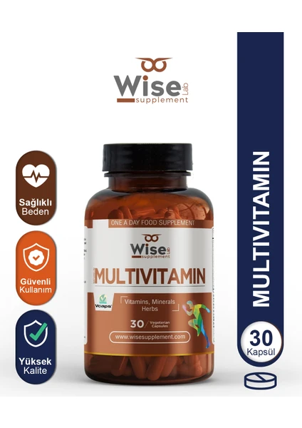 Multivitamin Bitkisel 30 Bitkisel Kapsül