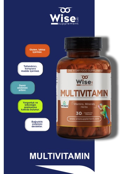 Multivitamin Bitkisel 30 Bitkisel Kapsül