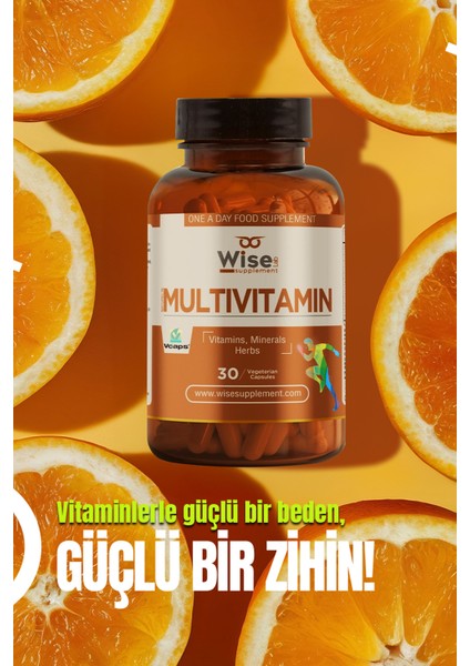 Multivitamin Bitkisel 30 Bitkisel Kapsül