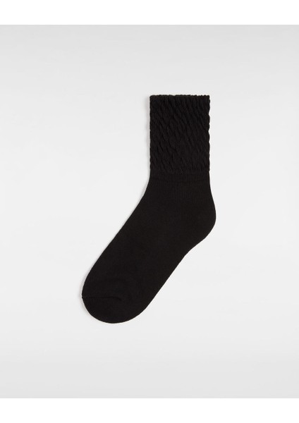 Scrunch Crew VN000GMNBLK1 Unisex Çorap