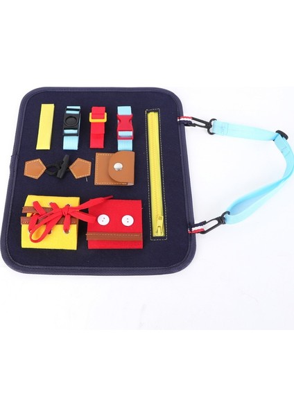 Montessori Öğretim Yardımcıları, Erken Çocukluk Eğitim Panosu, Yaşam Becerilerini Öğrenme, Giyinme ve Düğme Ilikleme Alıştırmaları Öğretim Yardımcıları, Çocuk Meşgul Panosu (Yurt Dışından)