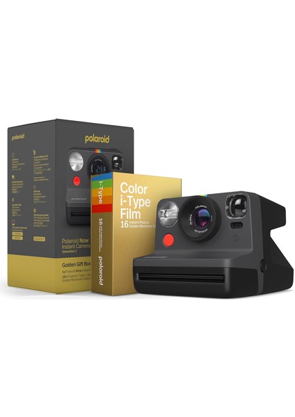 Eb Now Gen 2 Black-Golden Anlık Fotoğraf Makinesi