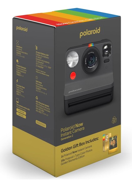 Eb Now Gen 2 Black-Golden Anlık Fotoğraf Makinesi fiyatları