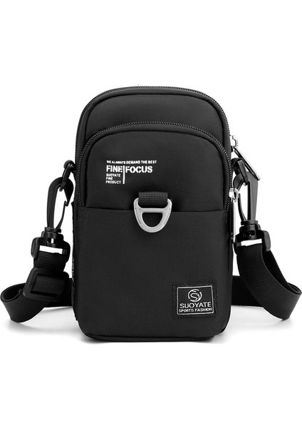 Yeni Naylon Iş Erkek Omuz Çantası Açık Hava Rahat Erkek Crossbody Çanta Çok Fonksiyonlu Su Geçirmez Erkek Çantası (Yurt Dışından)