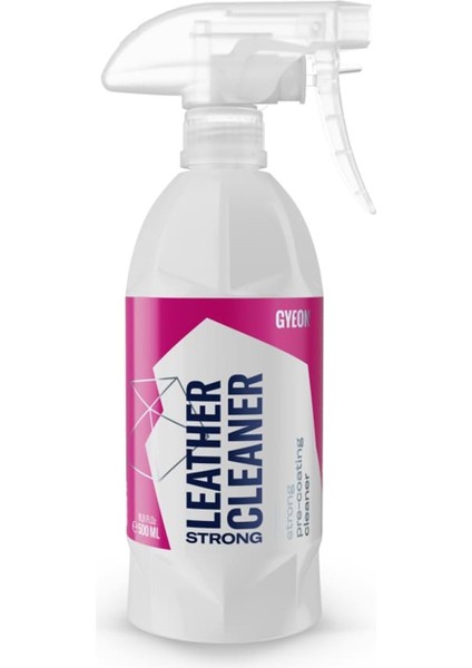 Q²m Leathercleaner Strong Güçlü Deri Temizleyici - 500 ml -Mat Görünüm Deri Koltuk Temizleme