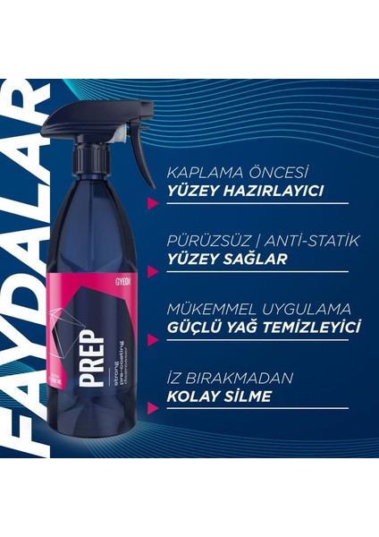 Q²m Prep Seramik Ppf Folyo Kaplama Öncesi Yüzey Hazırlayıcı ve Temizleyici - 1000 ml