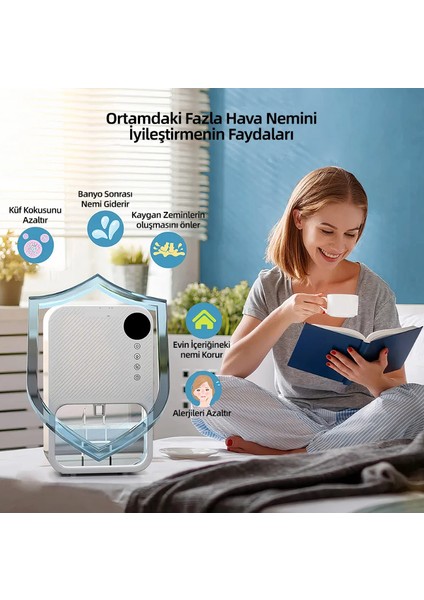 1100ML Dijital Hava Iyileştirici ve Ev Tipi Nem Alma Cihazı Masaüstü Mini