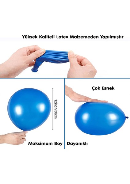 Papatya Folyo Balon Su Yeşili Rakam Folyo Balon Seti Doğum Günü Balon Seti 1 Yaş