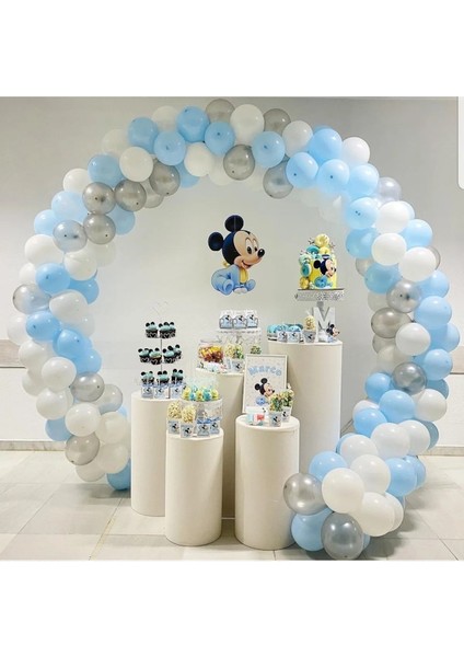 Mickey Mouse Balon Zinciri Seti 100 Balon