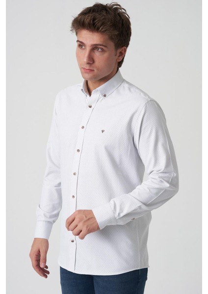 Albufeira G2504 Slim Fit Gömlek Desenli fiyatları