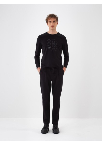 Regular Fit Düz Jogger Pantolon