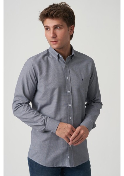 Almeirim G2507 Slim Fit Gömlek Desenli modelleri